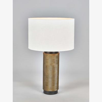 John Lewis Pacific Lifestyle Aurelio Table Lamp, Black/Brass