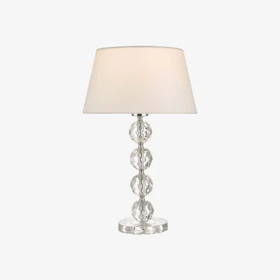 Knees dar lighting ALE4208 Aletta Table Lamp Clear with Shade