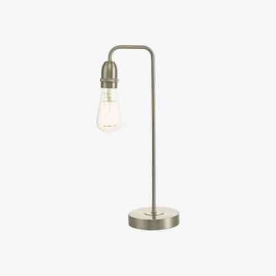 Knees dar lighting KIE4246 Kiefer Table Lamp Satin Chrome