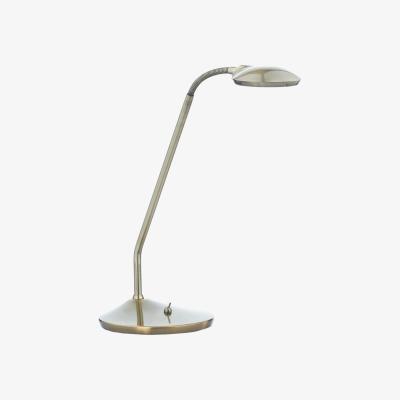 Knees Dar Lighting WEL4075 Wellington Table Lamp Antique Brass LED