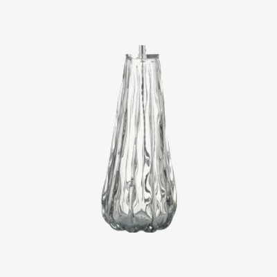 Knees Dar Lighting VEZ4210 Vezzano Table Lamp Smoked Glass Base Only