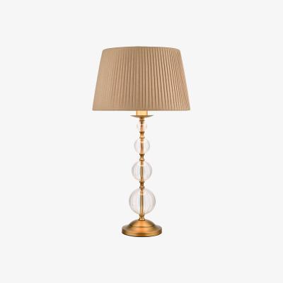 Knees dar lighting LYZ4245 Lyzette 1 Light Table Lamp Aged Brass Ribbed Glass with Shade