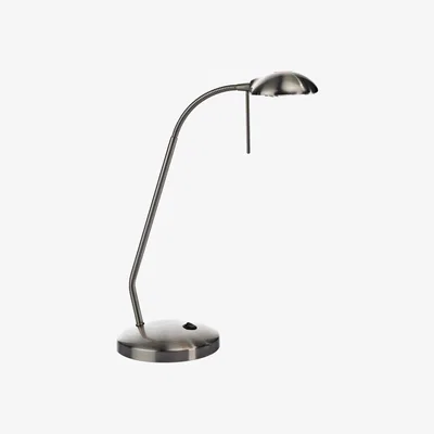 Knees dar lighting JOU4046 Journal Table Lamp Satin Chrome