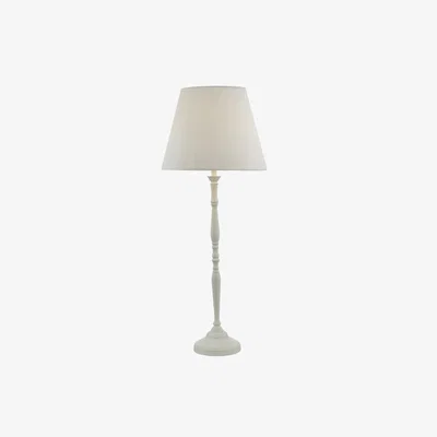 Knees dar lighting JOA422 Joanna Table Lamp White with Shade