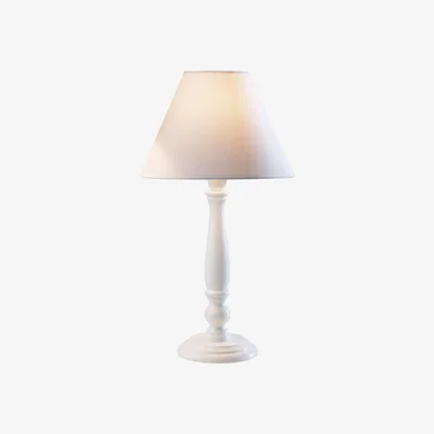 Knees dar lighting REG422 Regal Small Table Lamp White with Shade (Twin Pack)