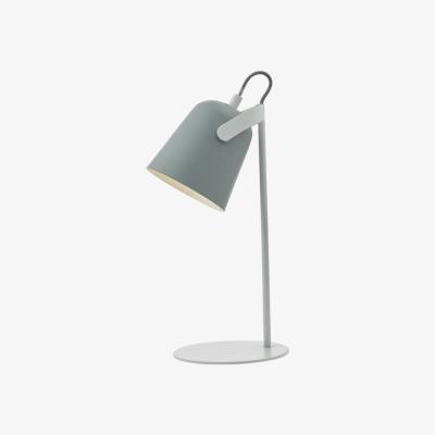Knees dar lighting EFF4139 Effie Table Lamp Soft Matt Grey and White