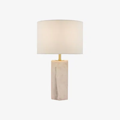 Knees dar lighting NAL4203 Nalani Table Lamp Pink and Marble Effect with Shade