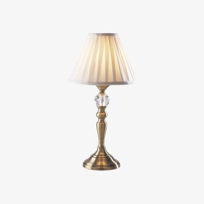 Knees dar lighting BEA4075 Beau Touch Table Lamp Antique Brass with Shade