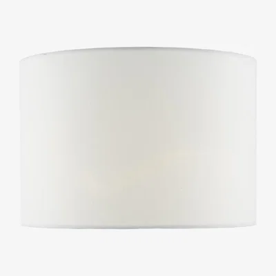 Knees dar lighting CIA1302 Ciara Table Lamp Shade - White Linen