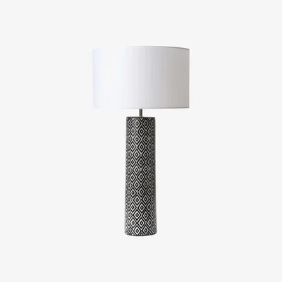 Knees dar lighting EGO4221 Ego Table Lamp Black and White Base Only