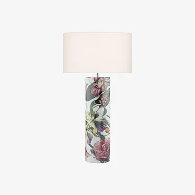 Knees dar lighting ELA4203 Elana Tropical Print Ceramic Table Lamp Base