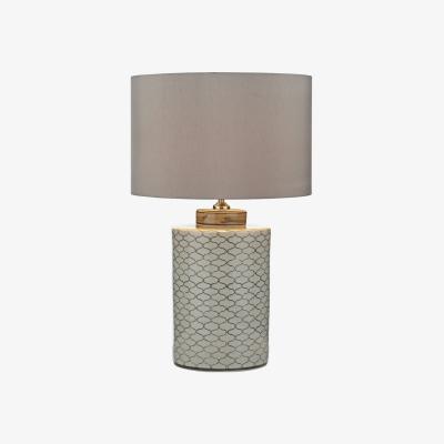 Knees dar lighting PAX4233 Paxton Table Lamp Cream Brown Base Only
