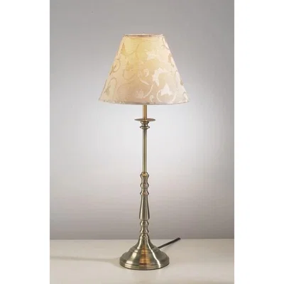 Knees dar lighting BLE4175 Blenheim Table Lamp Antique Brass with Shade