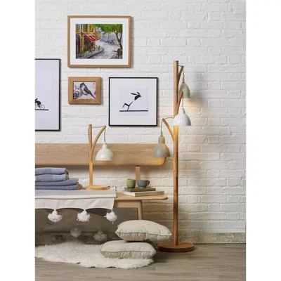 Knees dar lighting BLY4243 Blyton 1 Light Table Lamp with Painted Shade