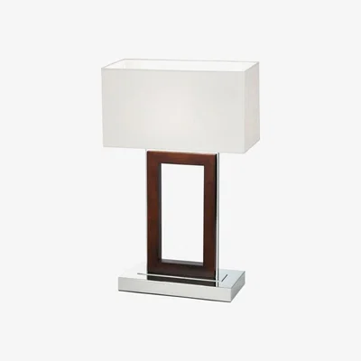 Knees Pistoia Table Lamp - Dark Wood