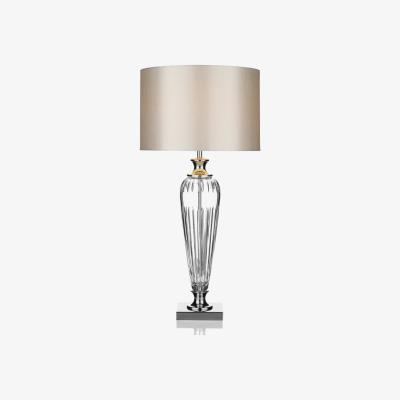 Knees dar lighting HIN4208 Hinton Table Lamp Crystal with Shade