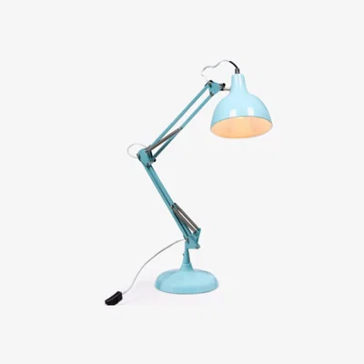 Knees HJ Home Traditional Desk Lamp - Blue