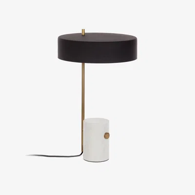 Kave Home Phant table lamp in metal and marble UK adapter