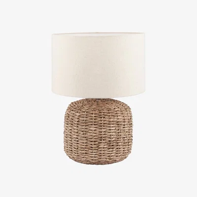 La Redoute Natural Woven Small Table Lamp