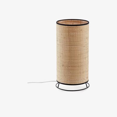 La Redoute Elysa Raffia & Metal Table Lamp