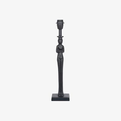 La Redoute Matt Black Metal Hands on Hips Table Lamp Base