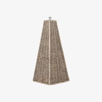 La Redoute Natural Wash Rattan Sea combe Pyramid Table Lamp Base