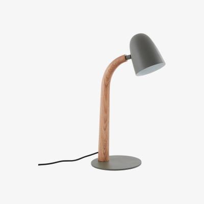 La Redoute Léona Oak & Metal Table Lamp