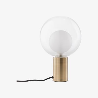 La Redoute Arvin Brass & Glass Table Lamp