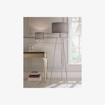 La Redoute Chrome Tripod Table Lamp