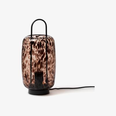 La Redoute Toleco Metal & Amber Glass Table Lamp