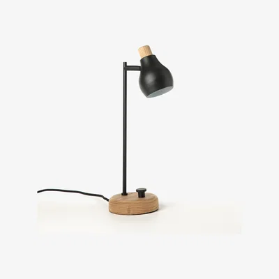 La Redoute Hikaeme Table Lamp in Metal/Oak