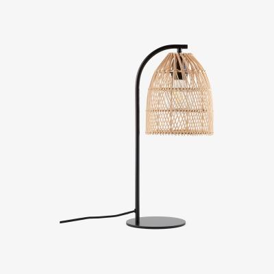 La Redoute Dankia Metal and Rattan Table Lamp