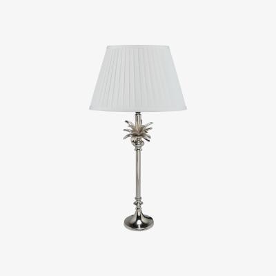 La Redoute Nickel Metal Palm Tree Table Lamp Base