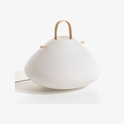 La Redoute Zelma Table Lamp in Glass & Bamboo