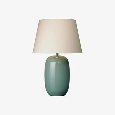 La Redoute Pistachio Crackle Glaze Ceramic Table Lamp