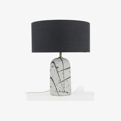 Marks & Spencer M&S Ren Ceramic Table Lamp - Black, Black