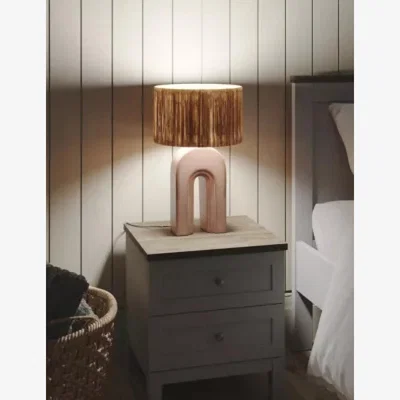 Marks & Spencer M&S Tallulah Table Lamp - Pink, Pink