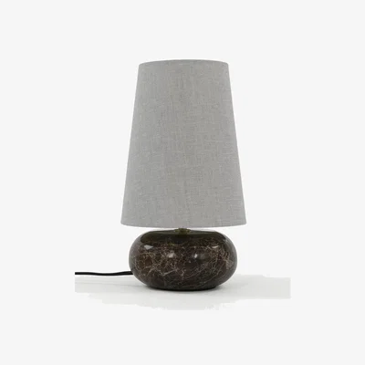 Marks & Spencer M&S Leo Marble Table Lamp - Brown, Brown