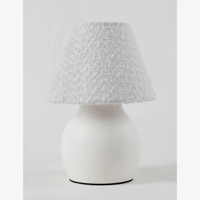 Marks & Spencer M&S Rowan Battery Operated Table Lamp - White, White