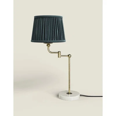 Marks & Spencer M&S Swing Arm Table Lamp - Antique Brass, Antique Brass