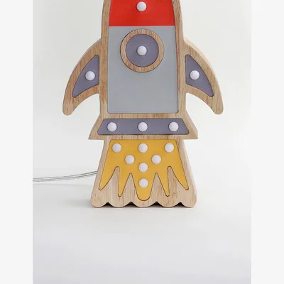 Marks & Spencer M&S Kids Rocket LED Table Lamp - Multi, Multi