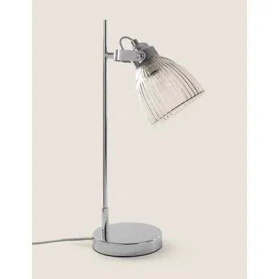 Marks & Spencer M&S Florence Table Lamp - Silver, Silver,Antique Brass