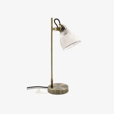 Marks & Spencer M&S Florence Table Lamp - Antique Brass, Antique Brass,Silver