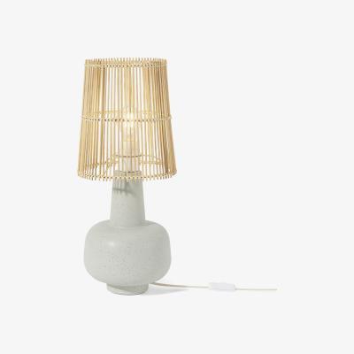 Made.com Pria Table Lamp, Reactive White & Natural