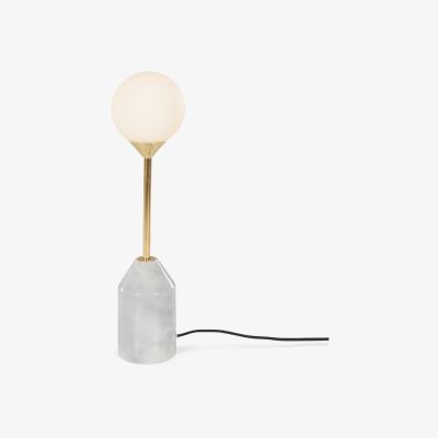 Made.com Faye Table Lamp, Brass and Marble 