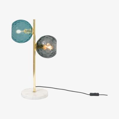 Made.com Ilaria Table Light, Glass & Brass