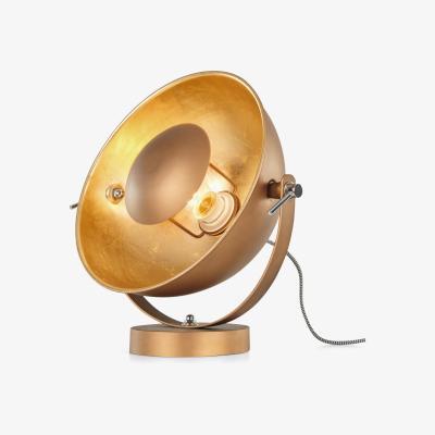 Made.com Chicago Table Lamp, Antique Copper & Gold