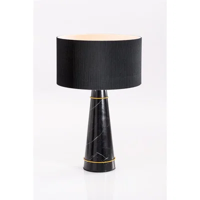 My Furniture Valencia Table Light Black/Brass