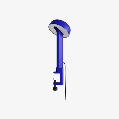 Made in Design NOD LED Table lamp metal blue / Clamp base - Metal - H 34 cm - TIPTOE