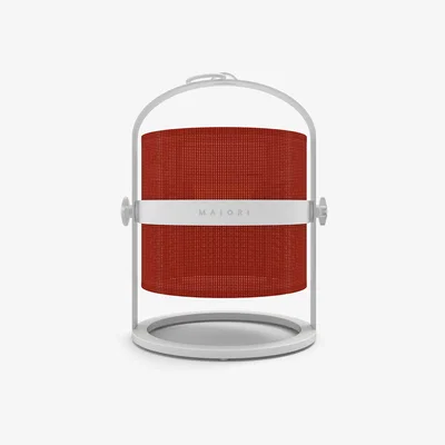 Made in Design La Lampe Petite LED Solar lamp - Solar - White structure by Maiori White/Red